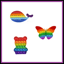 Load image into Gallery viewer, 🌈 rainbow animal popits
